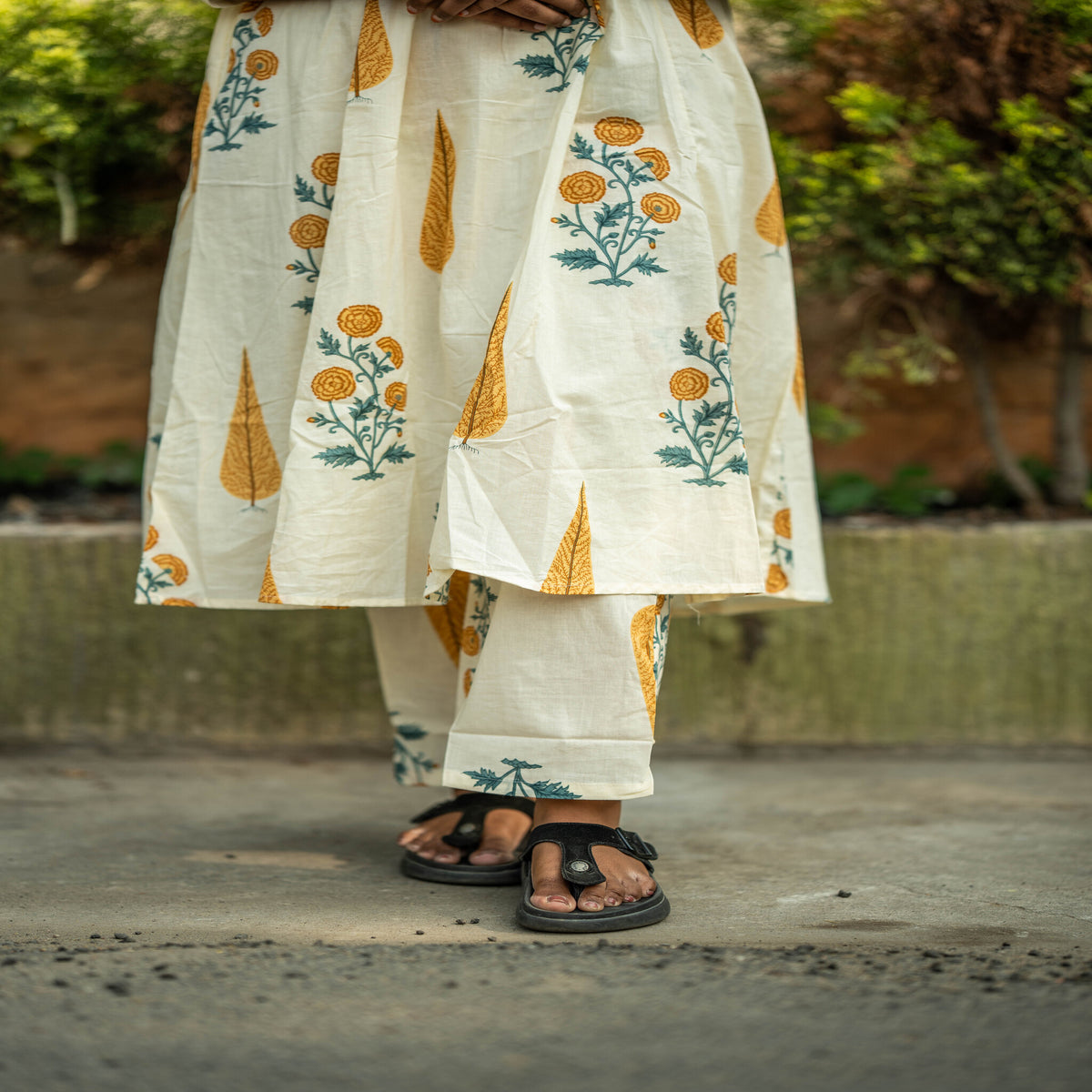 Leaf and Floral Motif Co-ords