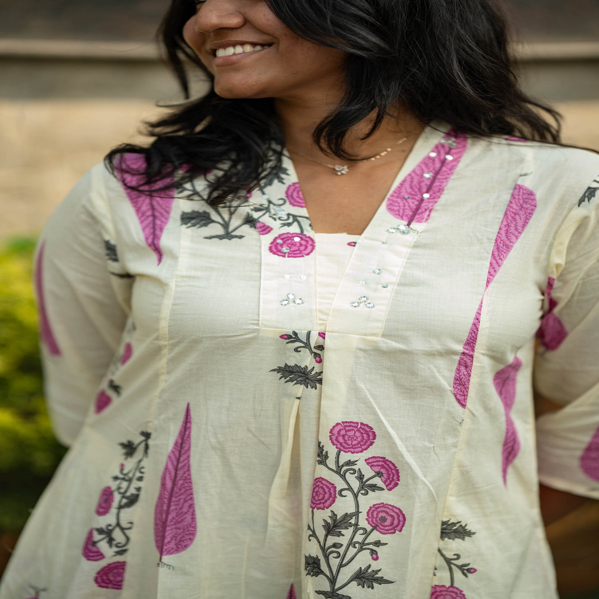 Leaf and Floral Motif Co-ords