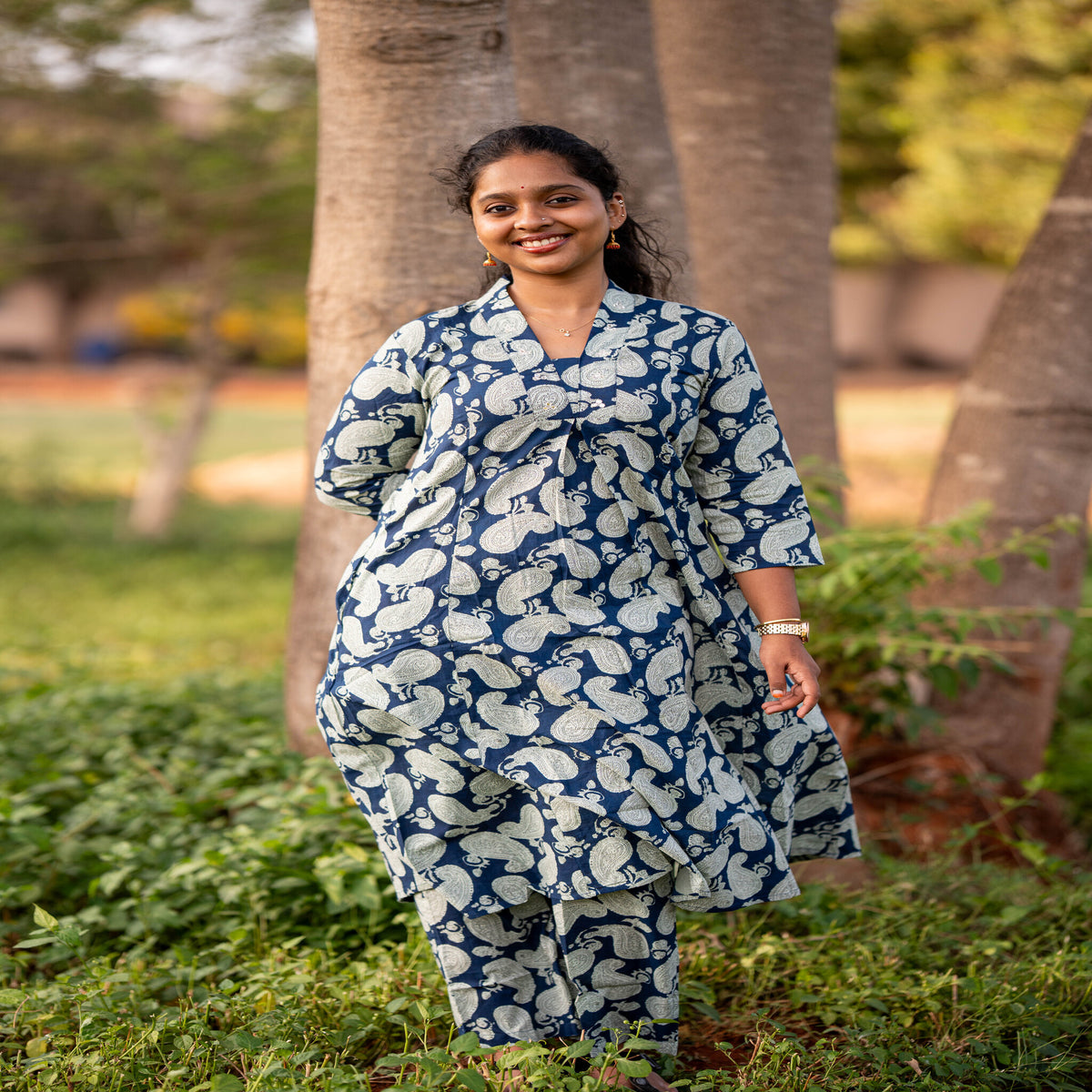 Traditional Mango Motif Co-ords