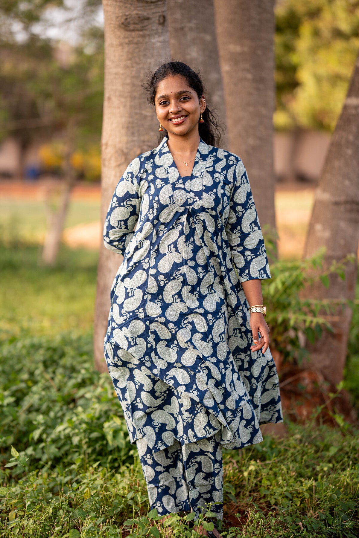 Traditional Mango Motif Co-ords