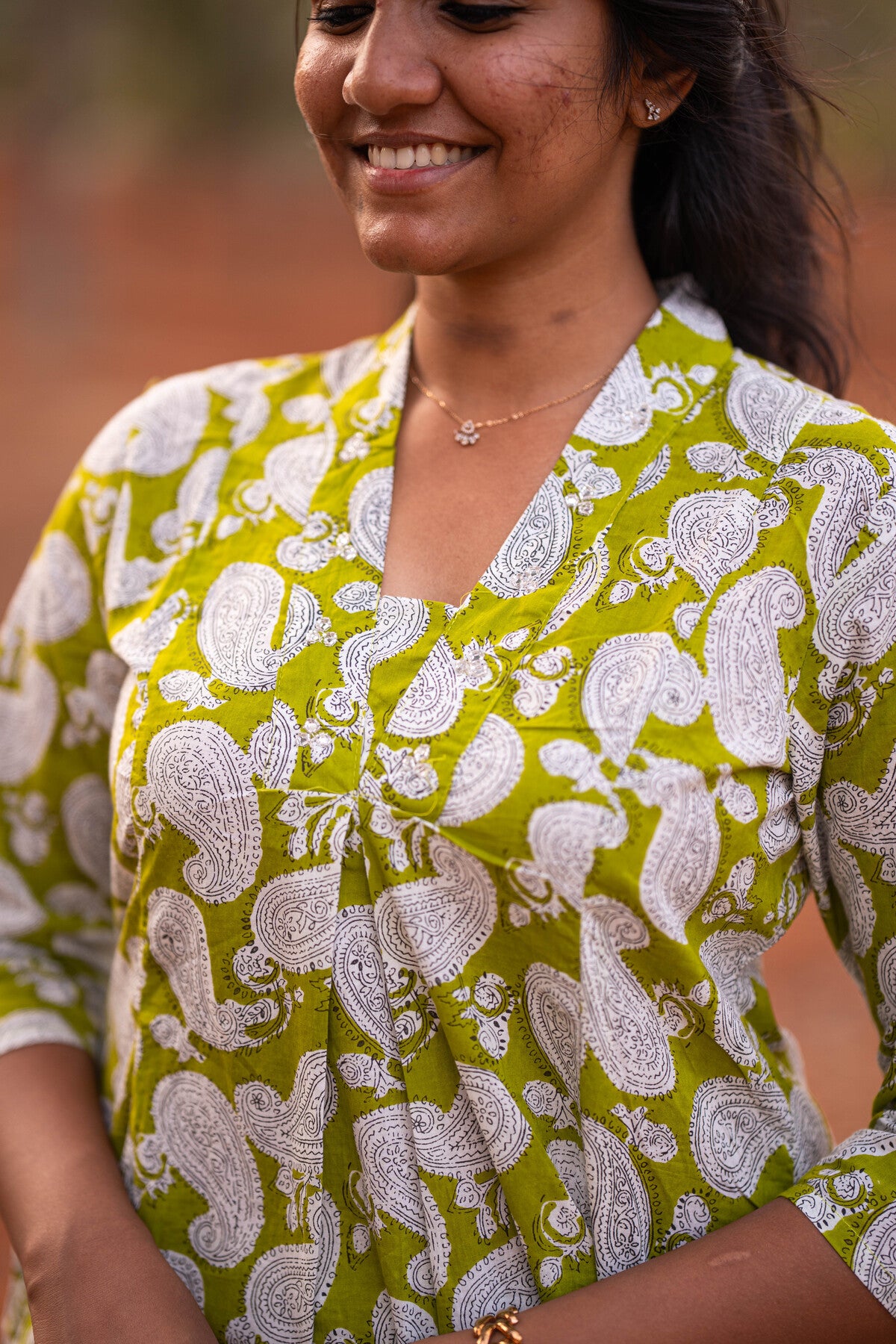 Traditional Mango Motif Co-ords