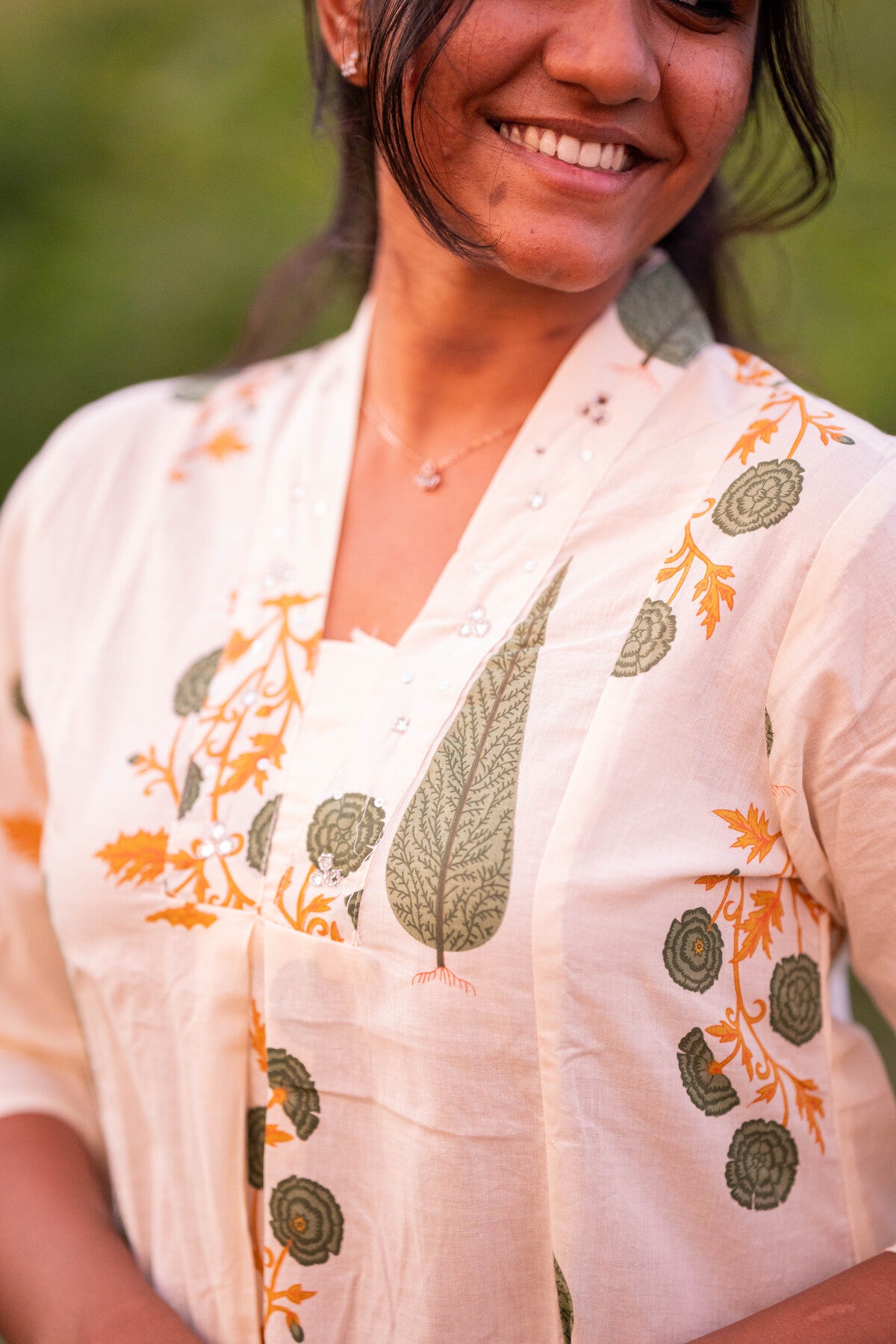 Leaf and Floral Motif Co-ords